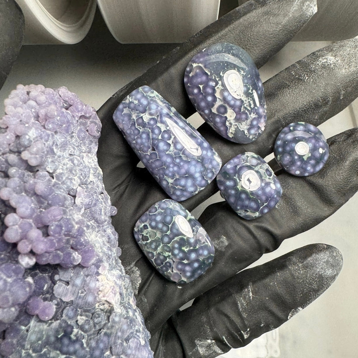 Indonesian Grape Agate Cabochon