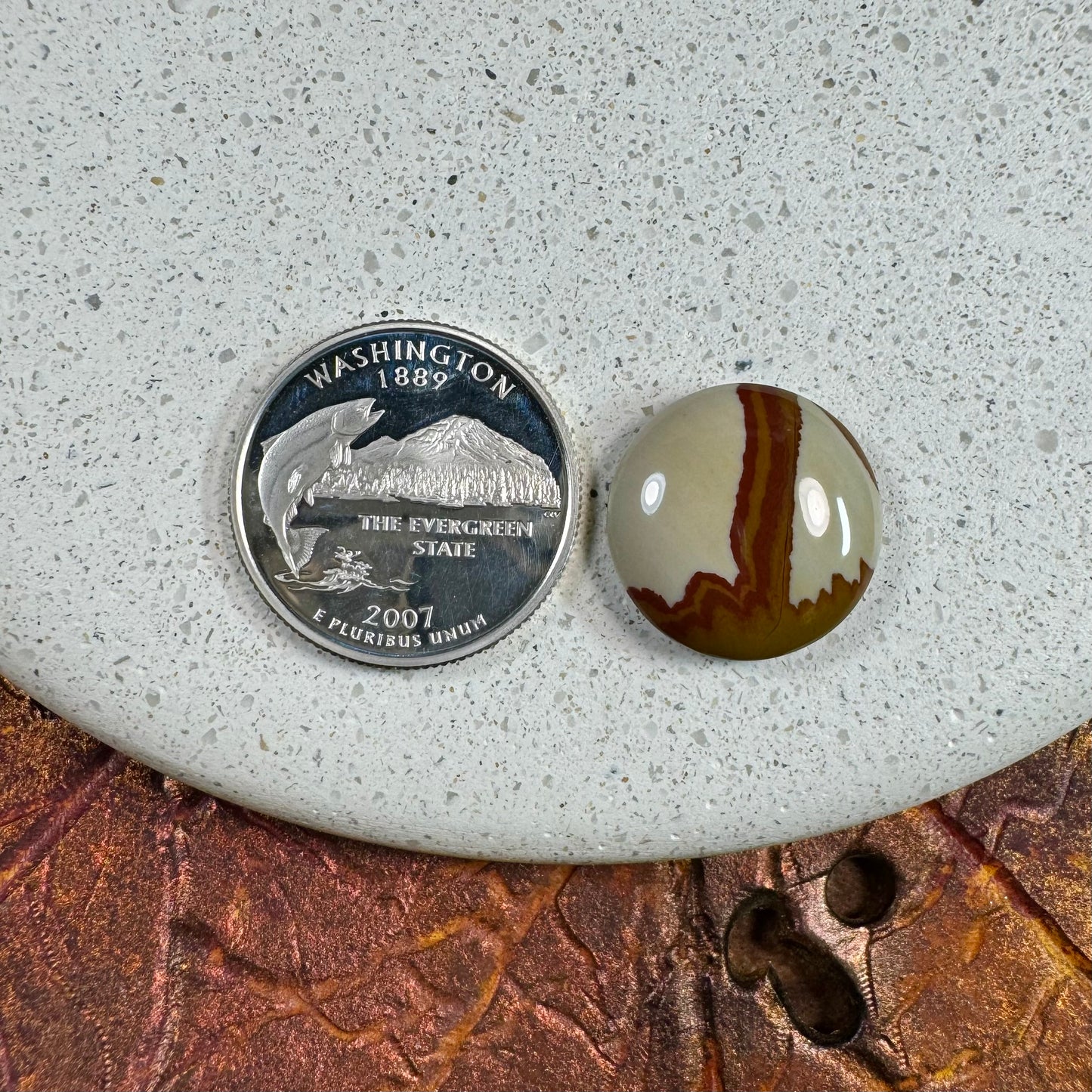 Gem Owyhee Jasper Cabochon