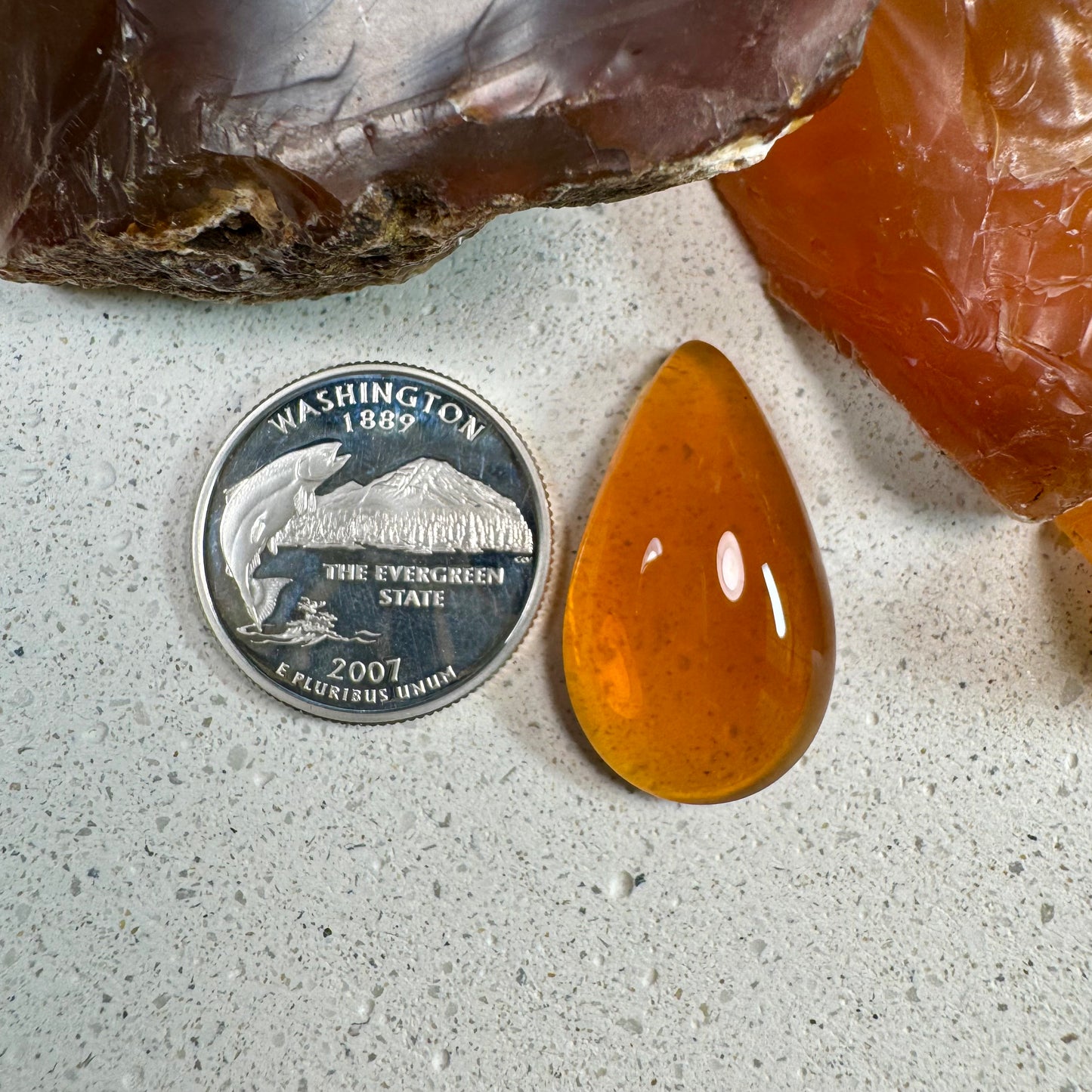 Oregon Fire Opal Cabochon - Statement Sized