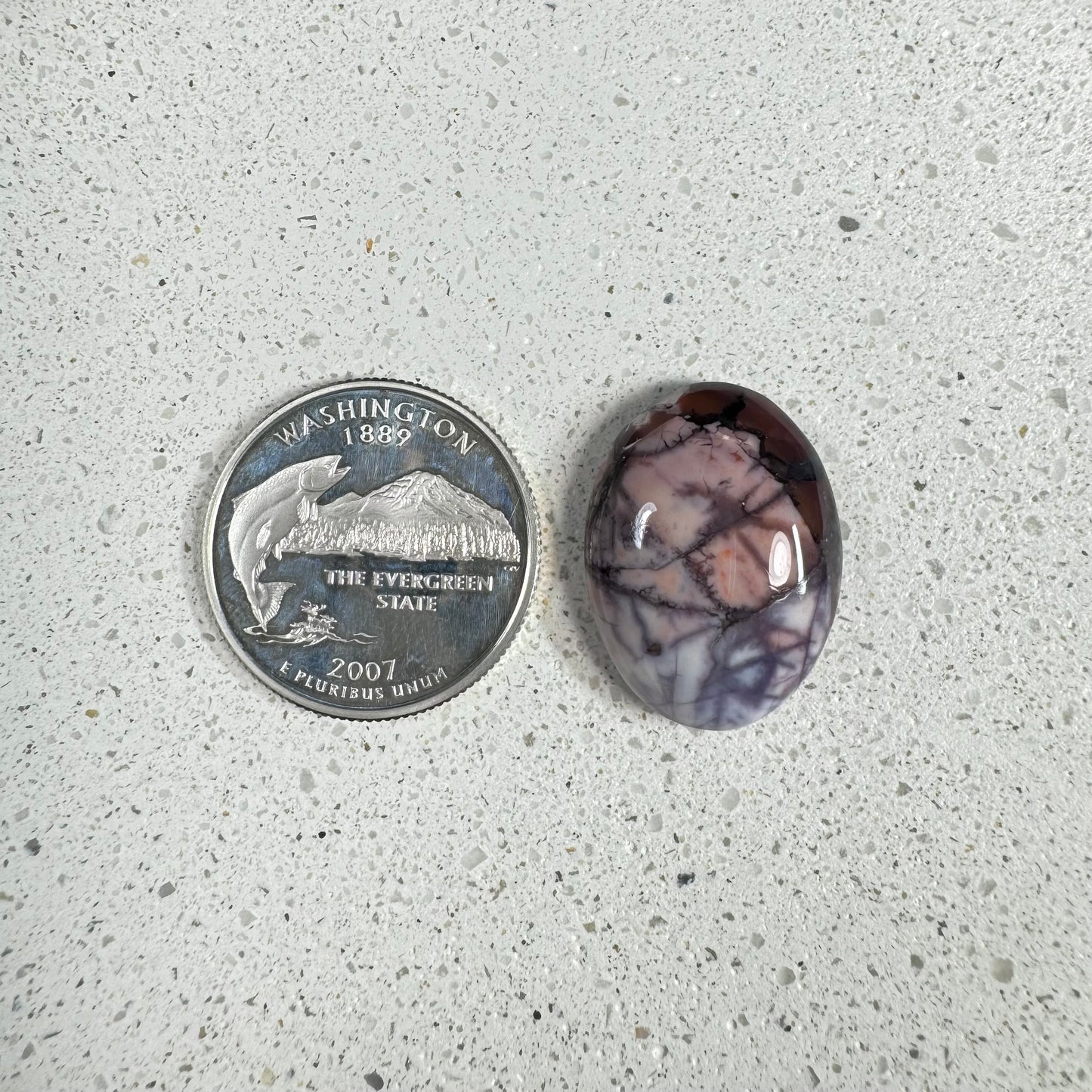 Pastel Pink & Purple Tiffany Stone