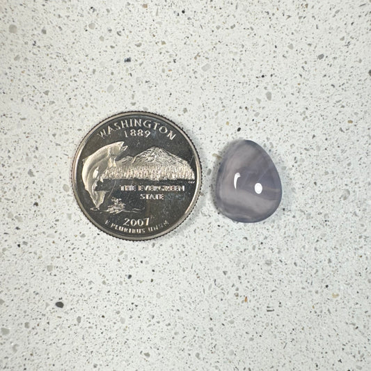 African Blue River Agate Cabochon