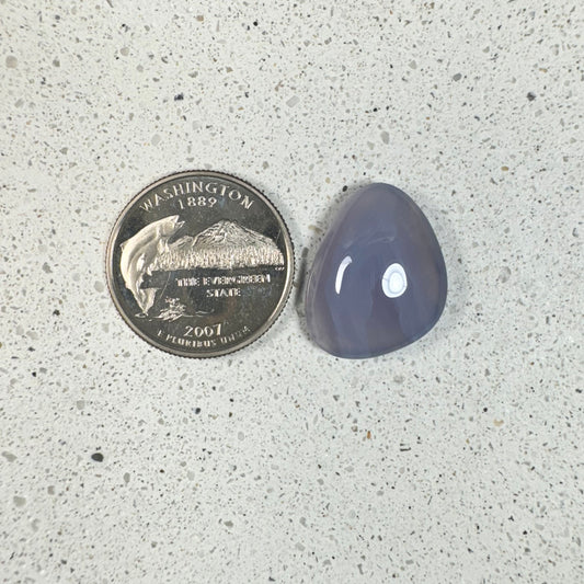 African Blue River Agate Cabochon