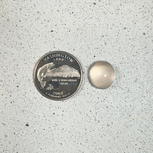 Pale Pink Agate Limb Cast Cabochon - Oregon 