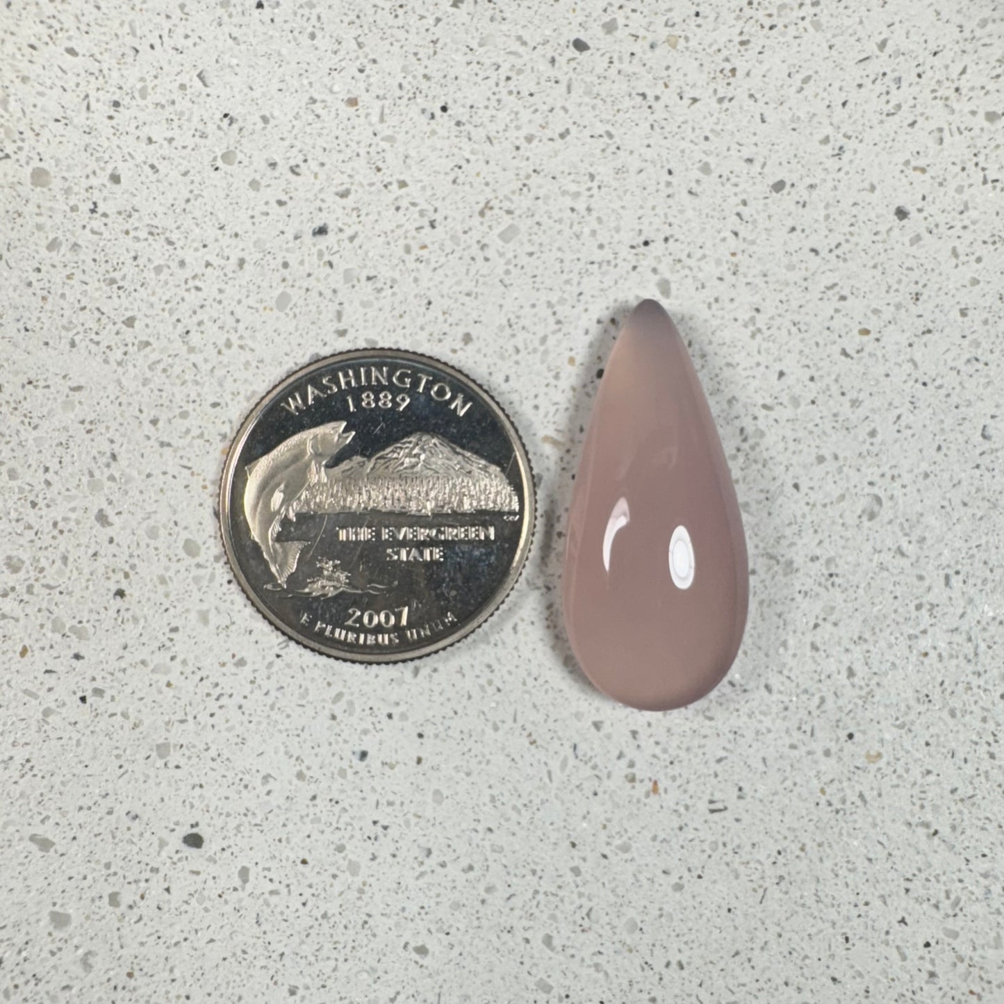 Pink Chalcedony Limb Cast Cabochon - Nevada