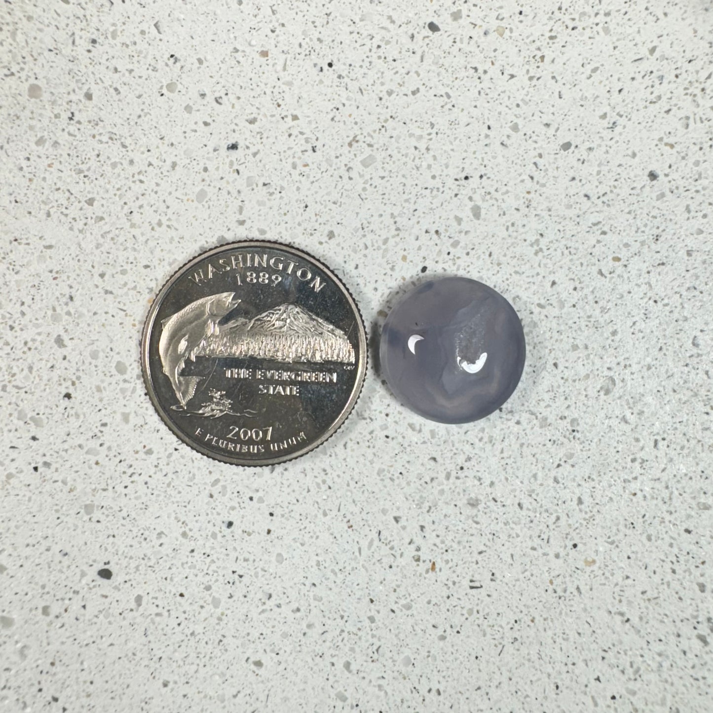 African Blue River Agate Cabochon