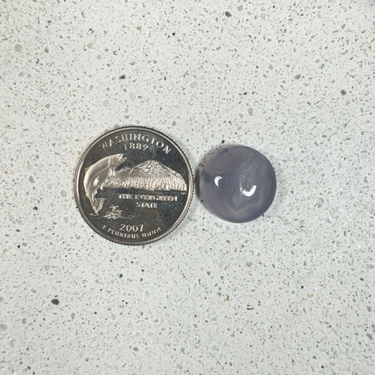 African Blue River Agate Cabochon