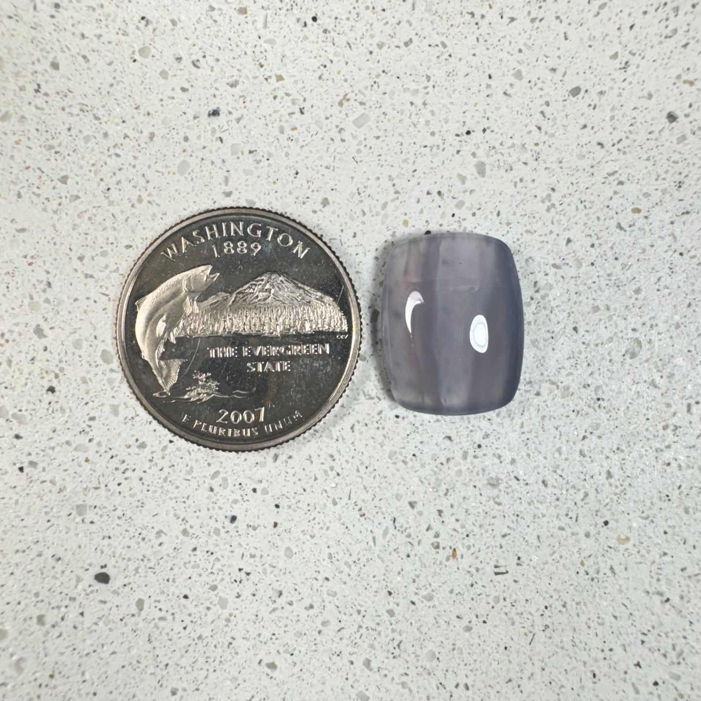 African Blue River Agate Cabochon