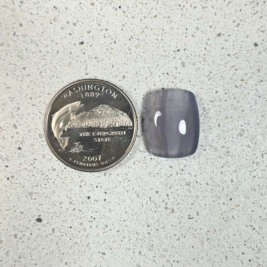 African Blue River Agate Cabochon