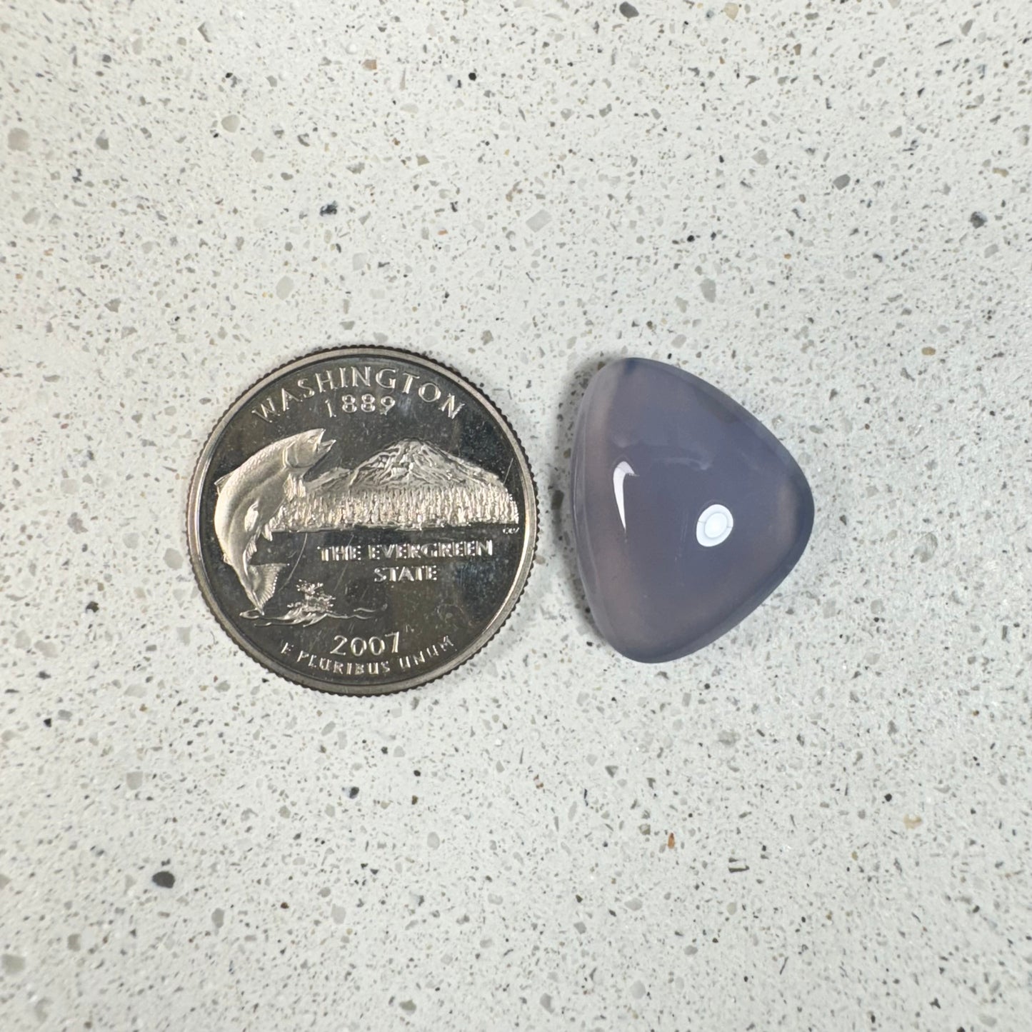 African Blue River Agate Cabochon